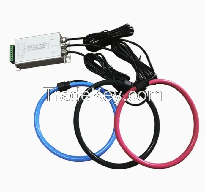 1000A/5A Flexible Rogowski Coil High Precision IoT Real-time Monitoring