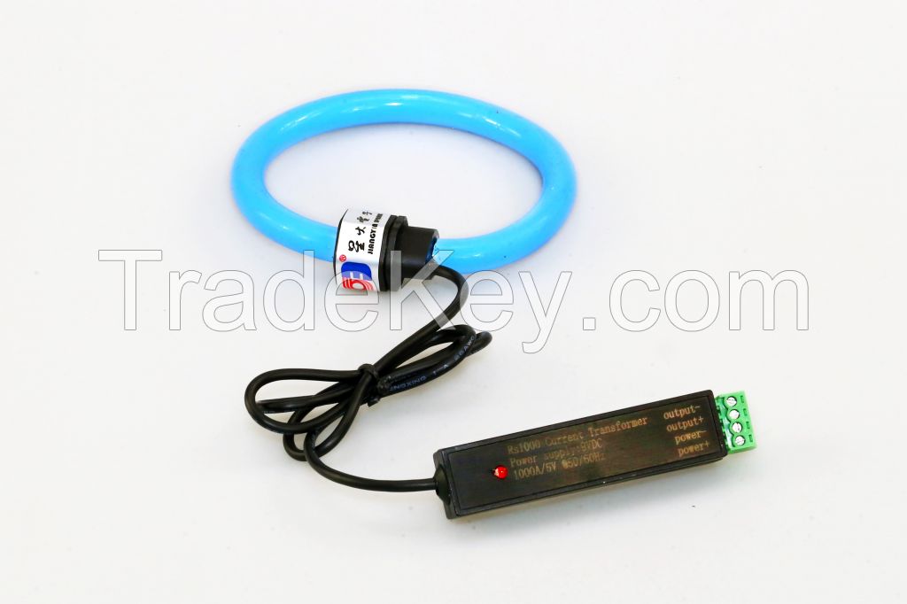 Rogowski Coil Flexible Current Transformer 1000A/1V smart grid monitoring