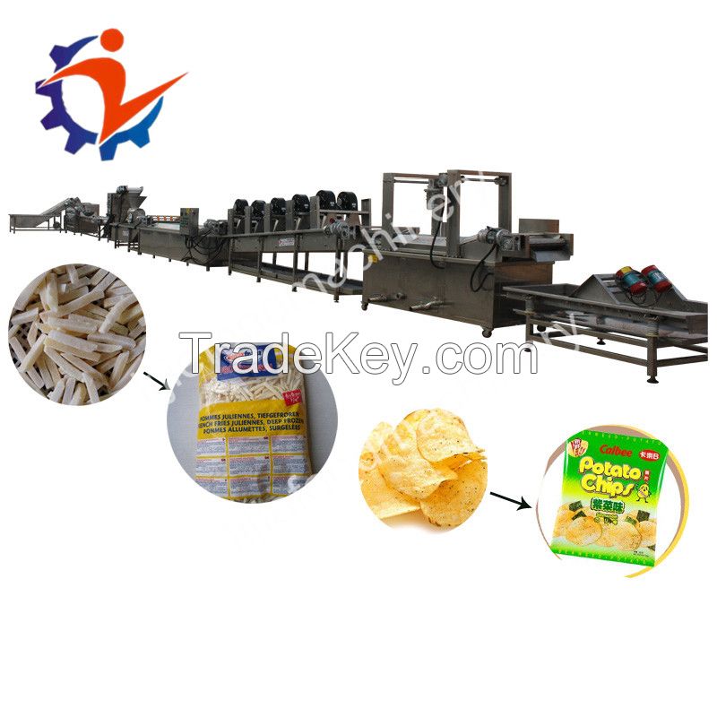 Commercial Used Stainless Steel Potato Chips Production Line