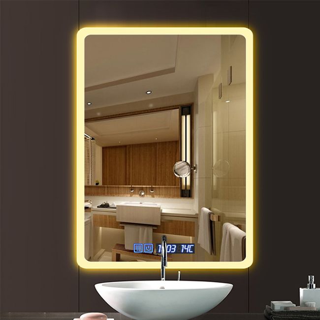 Super Bright Hotel Bathroom Backlit LED Mirror with UL Approved