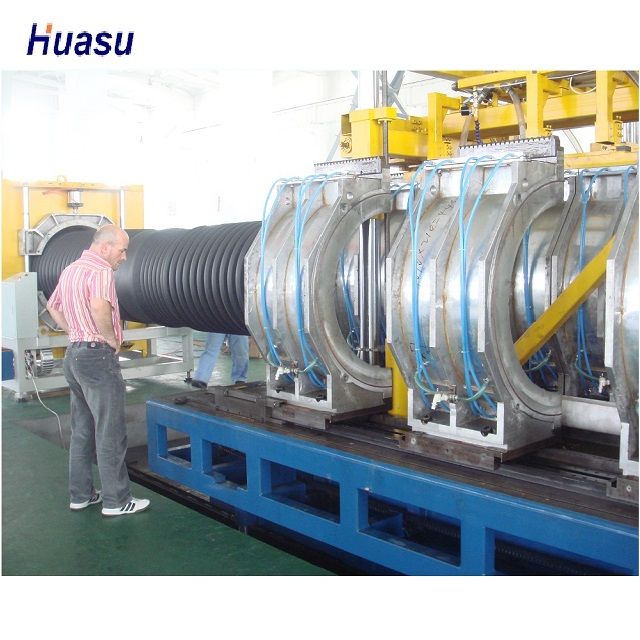 SBG800 HDPE/PP Double Wall Corrugated Pipe Extrusion Line