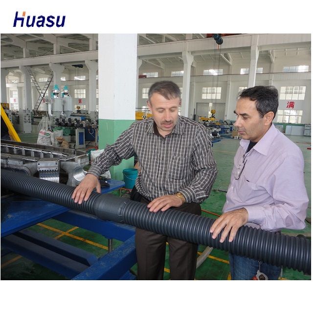 Double Wall Pipe Extruder-Double Wall Corrugated Pipe Extrusion Line-SBG-315