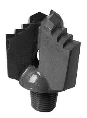 127mm 3 wings chevron drilling drag drill bit