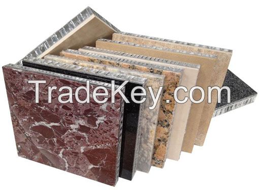 Honeycomb Stone Panels for facade wall, Stone Honeycomb Panels, Lightweight Stone Panel, Super Thin Stone Panel