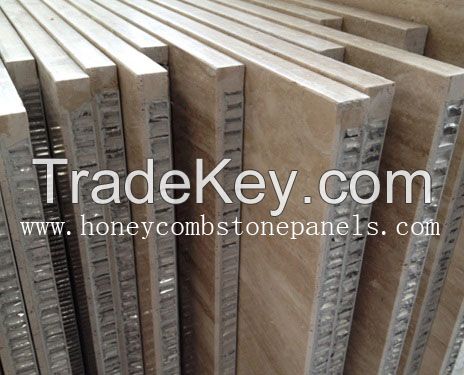 stone honeycomb panel for facade wall cladding, honeycomb stone panels, lightweight stone panel