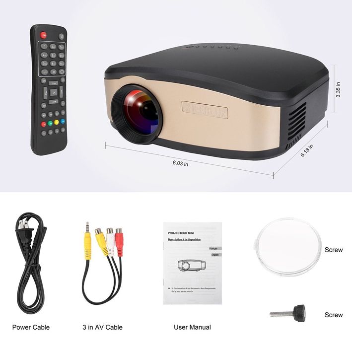 Hot Selling Wifi LED LCD Projector Pocket Pico Digital Multimedia Android Proyector