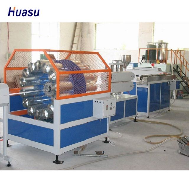 Pvc Firbre Enhancing Hose Extrusion Line