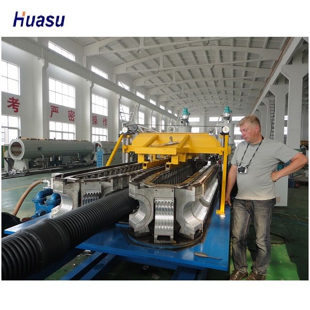 Double Wall Corrugated Pipe Extrusion Line