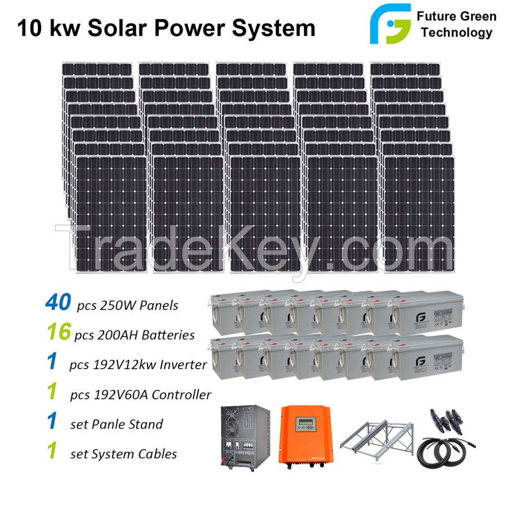 10kw Home Renewable Energy Solar Power System