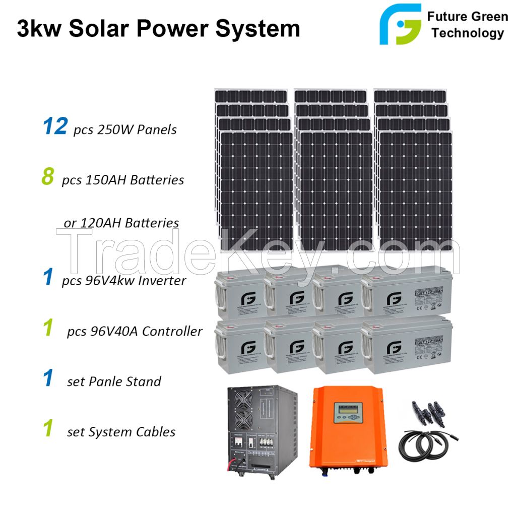 5000 Watts Home Electricity Power Solar Energy System