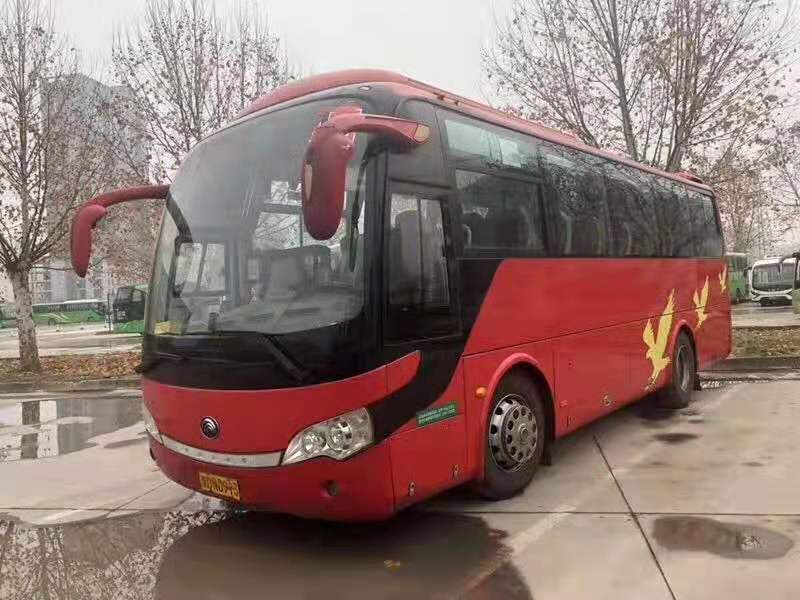 New Arrival Yutong Brand Used Coach Bus Diesel 39 seats Red 2013 Year Manual Transmission