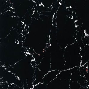 Porcelain Tiles Polish Malaysia Galzed Black Color Flooring Tile Foshan Ceramic Tiles 600X600mm