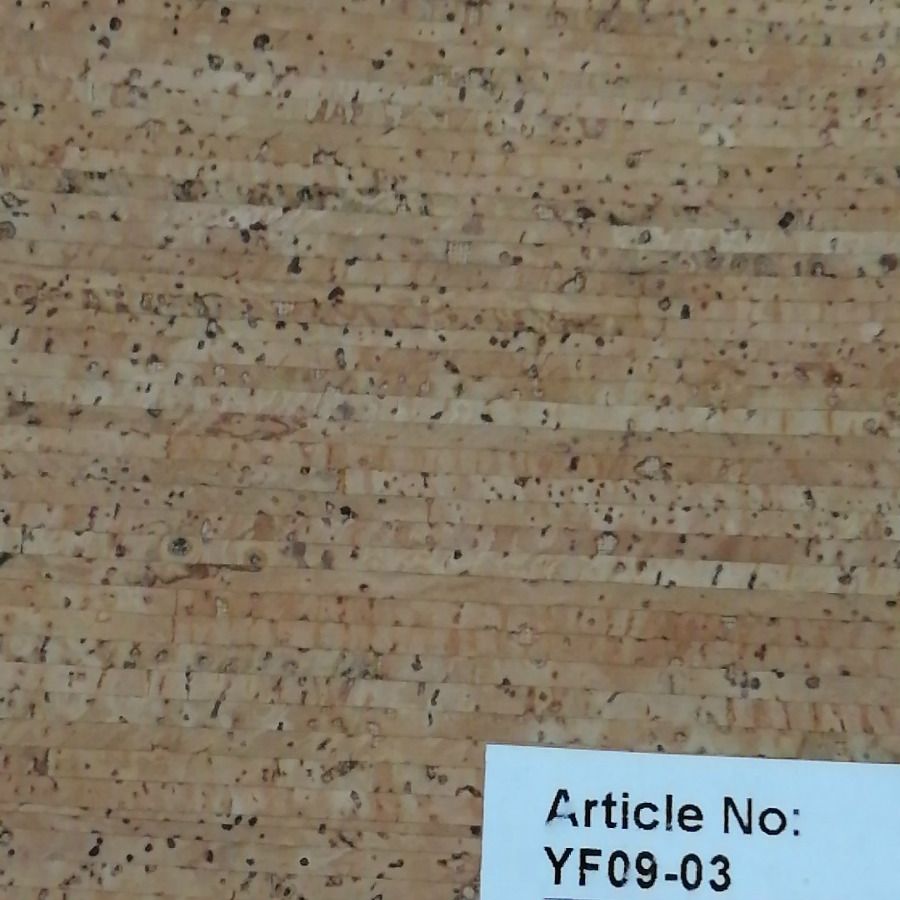 Flexible Cork Fabric for Packing Use Cork PU leather