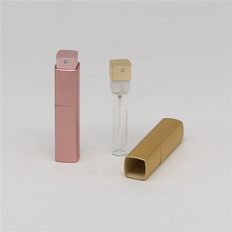 twist-up bottom refillable mini pocket atomizer perfume bottle 5ml 8ml