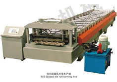 Tile sheet roll formers