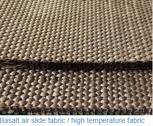 Polyester filament air slide fabric