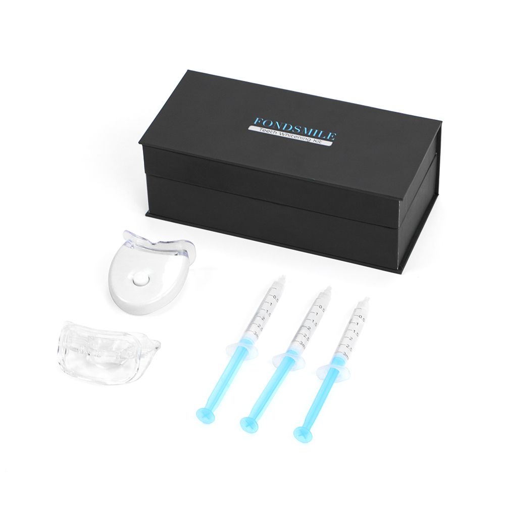 OEM Wholesale FondSmile Private Label Smart Light Dental Bleaching Kit Luxury Available Teeth Whitening Led Home Kit