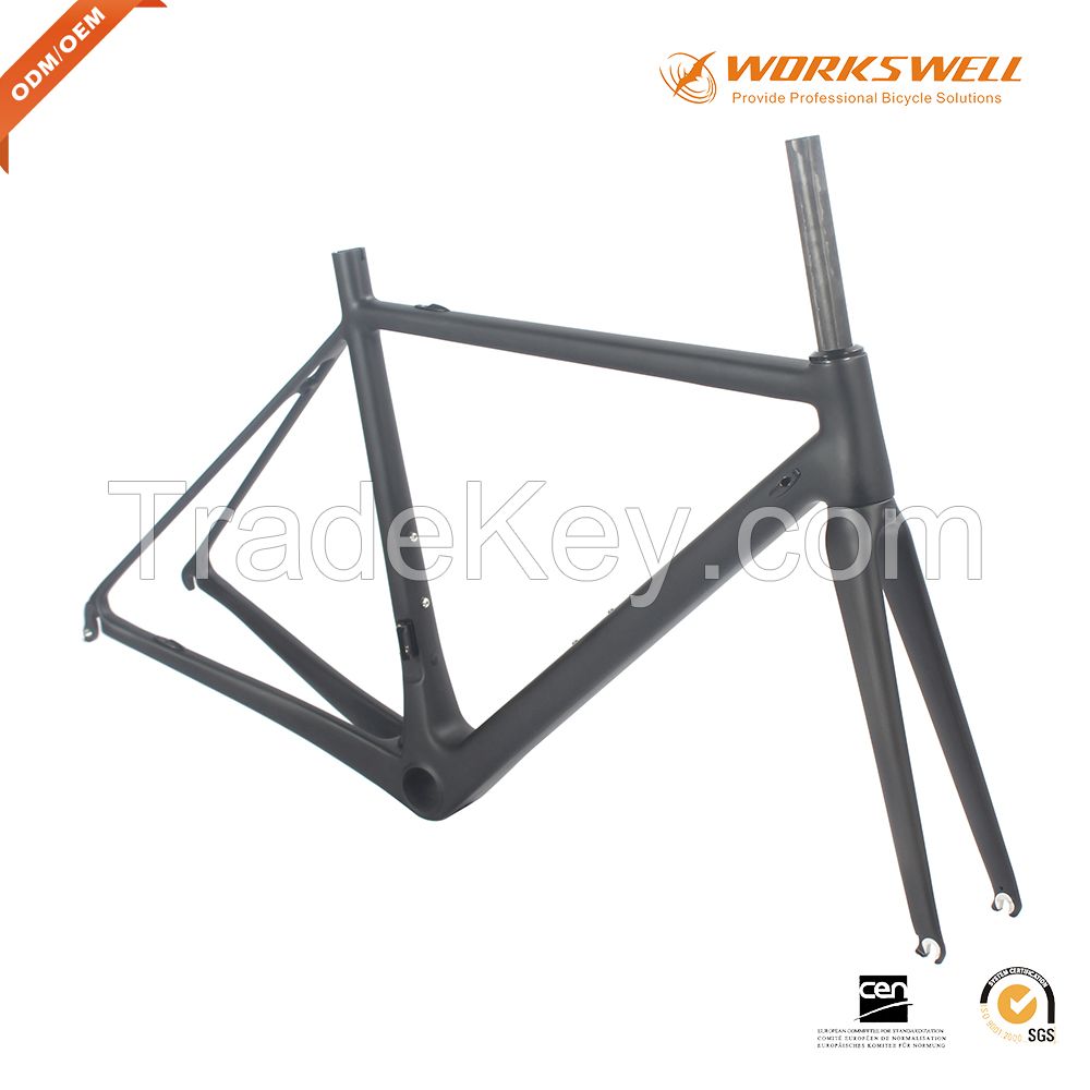 Top sale lightest endurance carbon frame road bike frameset racing chinese carbon road bike frames