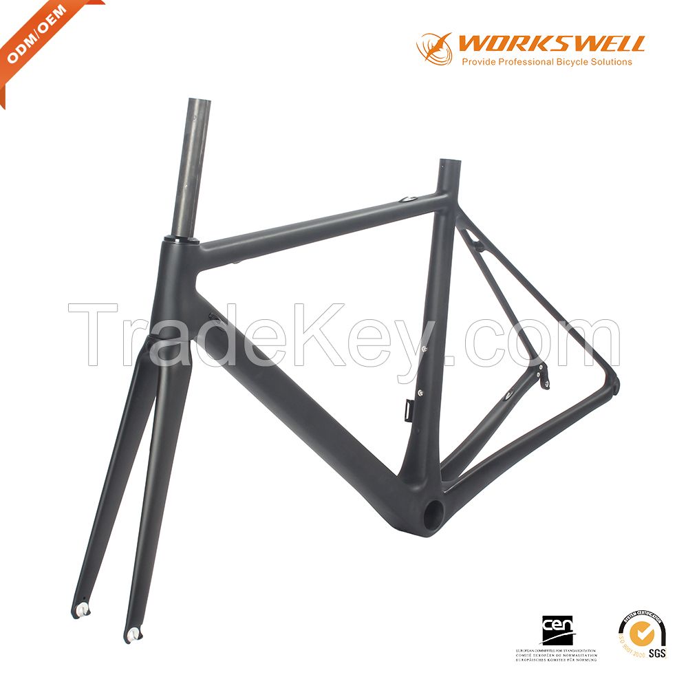 Top sale lightest endurance carbon frame road bike frameset racing chinese carbon road bike frames