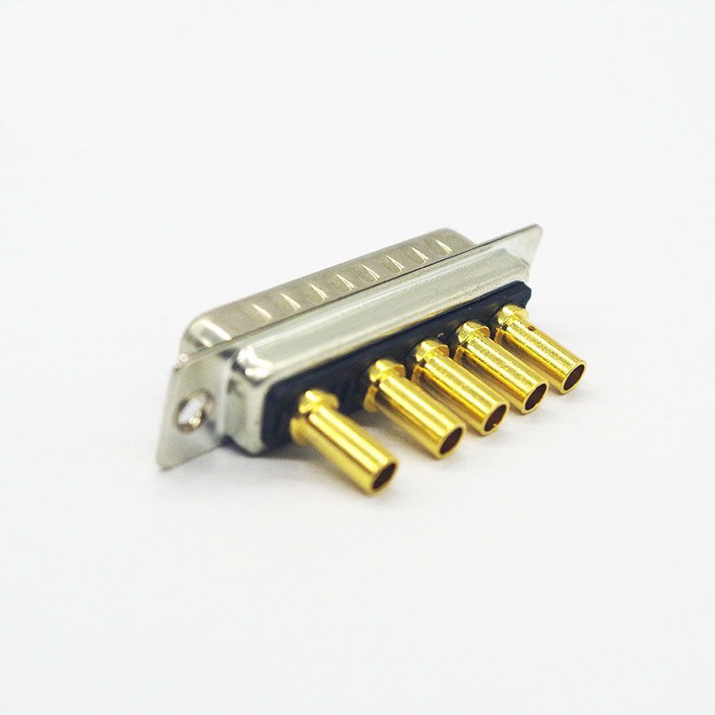 high current 5w5 pin d-sub connector in medical equipment