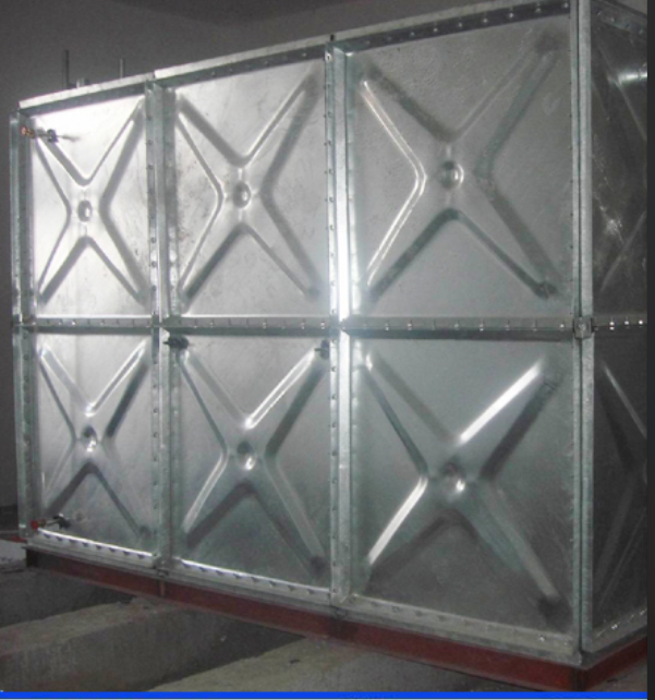 Hot Dip Galvanized Panel Rectangular HDG Water Storage Tanks factory