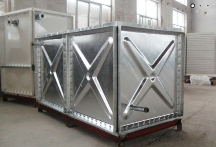 Hot Dip Galvanized Panel Rectangular HDG Water Storage Tanks factory