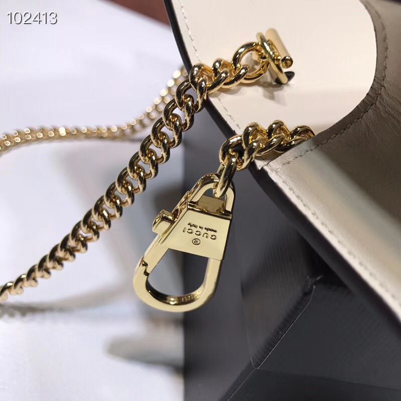 Branded White Leather Super Mini Bag Chain Shoulder Bag For Women Lady Girl