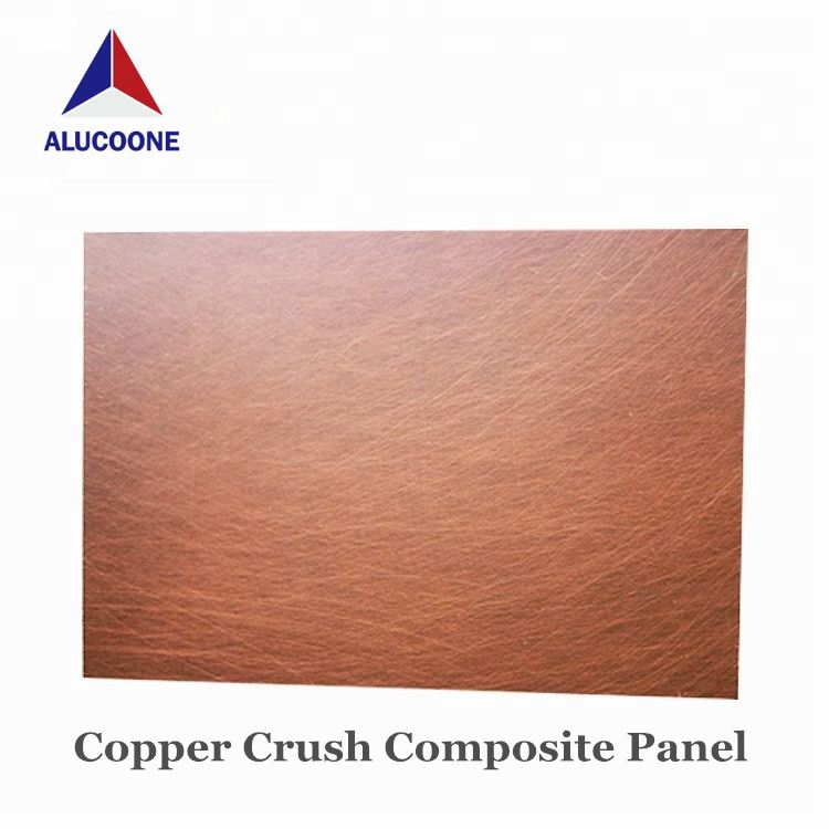 Alucoone Copper Brushed composite panel copper panels