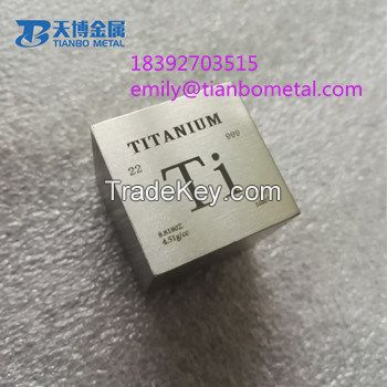 Best Price Titanium Cube 38.1mm, Titanium Price Per Kg