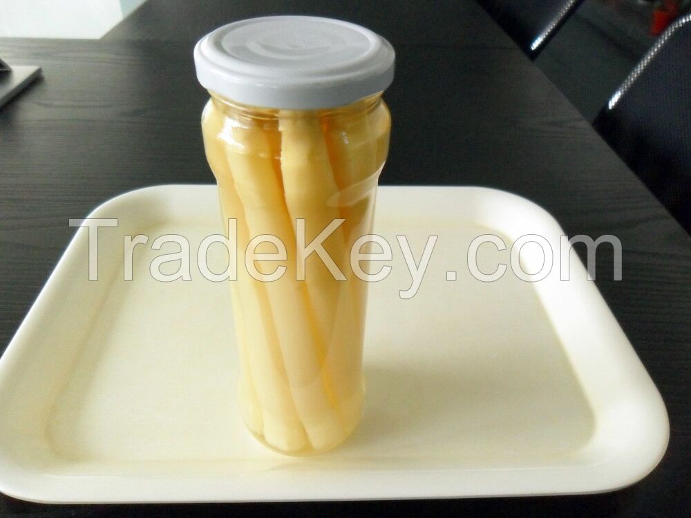 Canned or glass jar asparagus