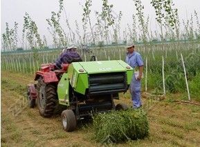 mini round hay bales