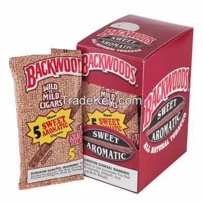  Cigars, Cigarillos, Natural leaf, Backwoods, Hemp Wraps