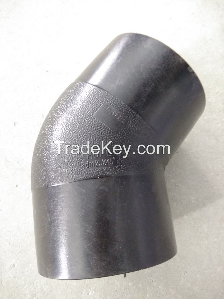 Pipe fitting butt fusion fitting pe100 63mm hot sale 