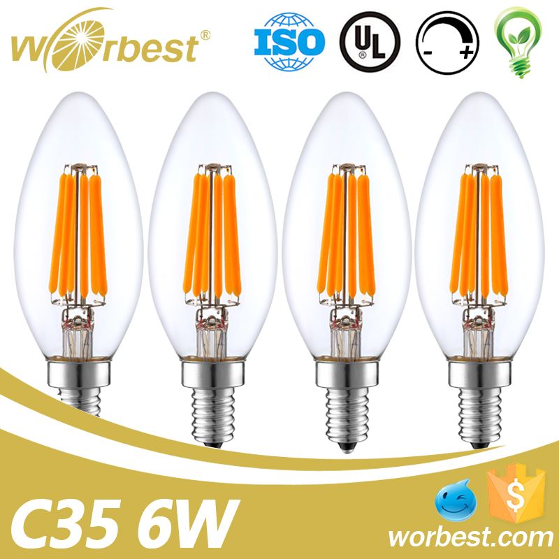 Worbest 2w 4w 6w e14/12 led light bulb for home lighting candle light bulb SMD indoor bulb