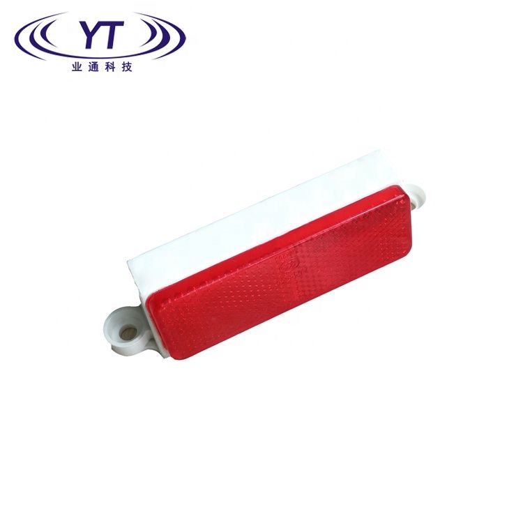 High way roadside triangle guardrail reflectors