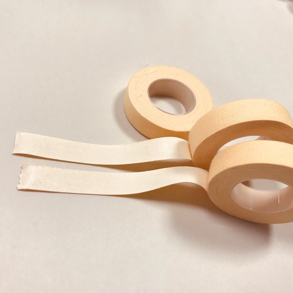 Feel Free To Cut Skin Tone / Pink Breathable Cotton Medical Tape