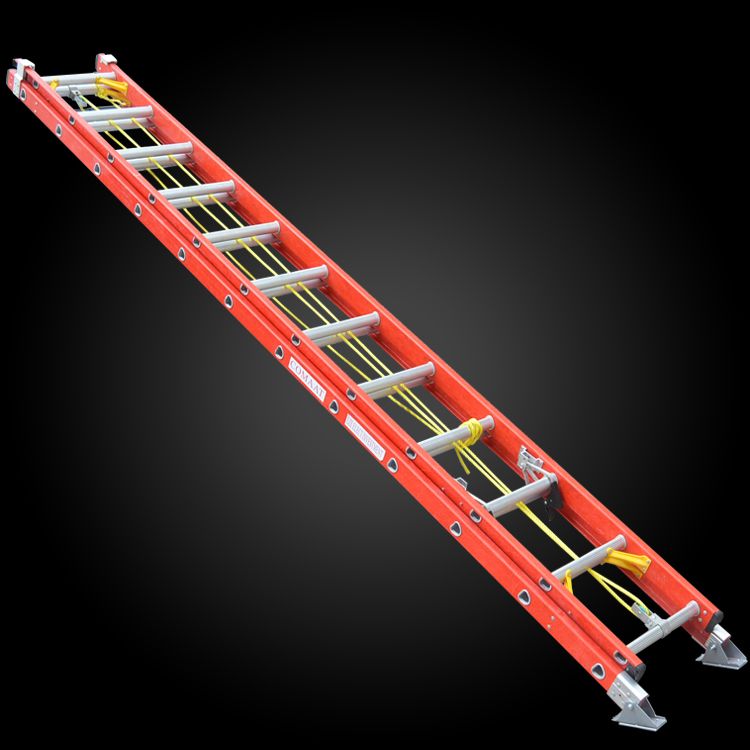 Heavy Duty Fiberglass Extension Ladder / Telescopic Ladder