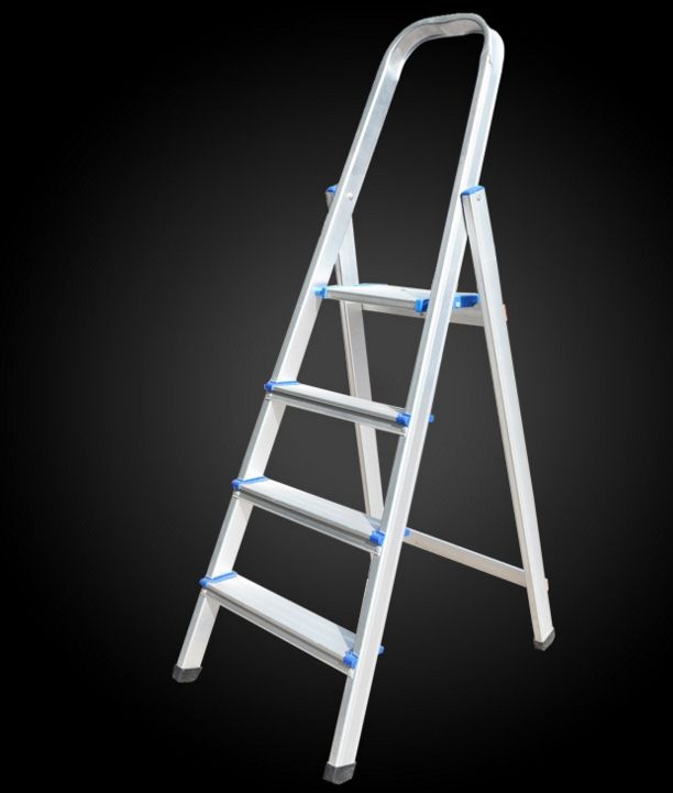 New Design Portable Household Aluminum Ladder with Handrail