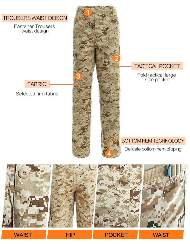  Military camouflage best selling BDU uniform