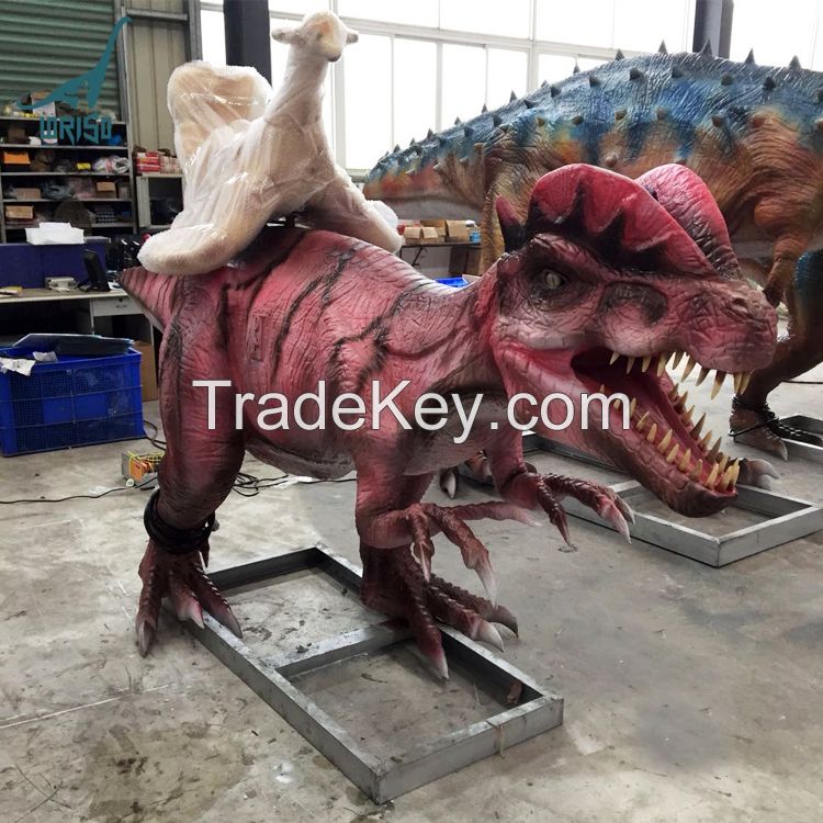 Amusement Park Products Animatronic Dinosaur Rides