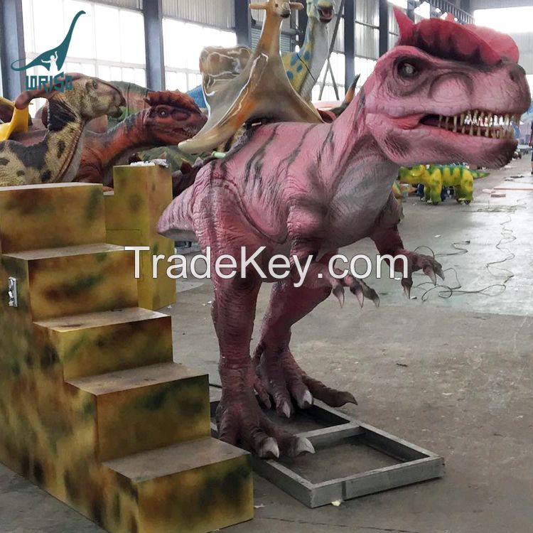 Amusement Park Products Animatronic Dinosaur Rides