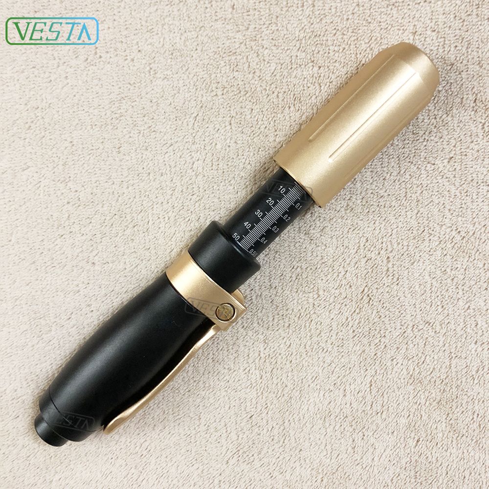 2019 Vesta 0.3ml Black Gold Hyaluron Pen Needle Free Air Pressure Inje
