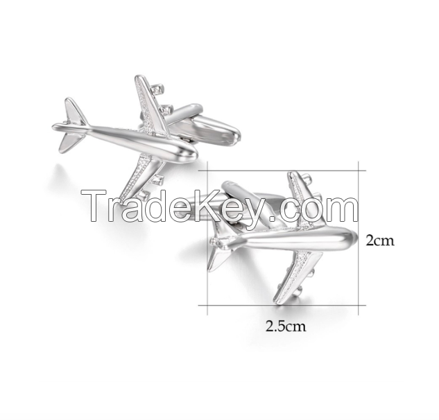 Airplane Cufflink