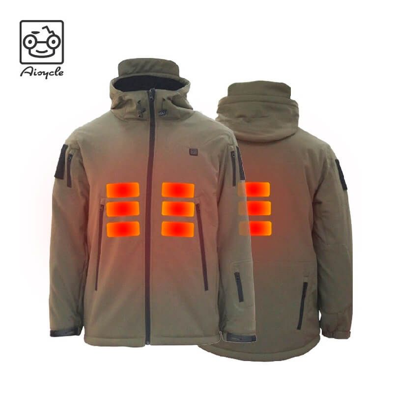 Winter 5V Battery Heated Jacket Electric Jacket Waterproof Washable Heated Jacket