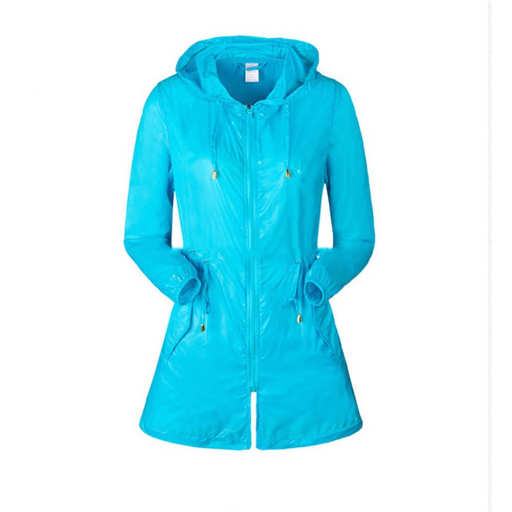 Hooded breathable waterproof windproof anti-UV 20D Nylon Windbreaker Summer Jacket