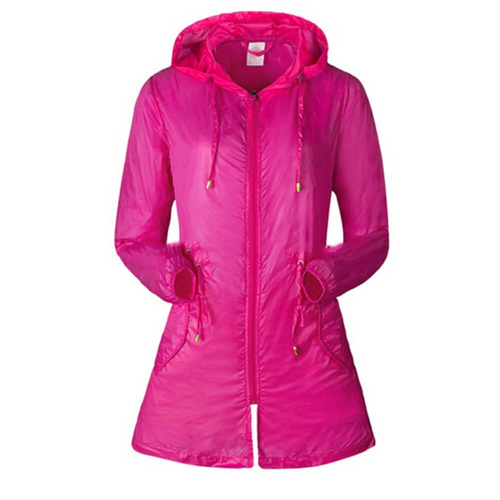 Hooded breathable waterproof windproof anti-UV 20D Nylon Windbreaker Summer Jacket