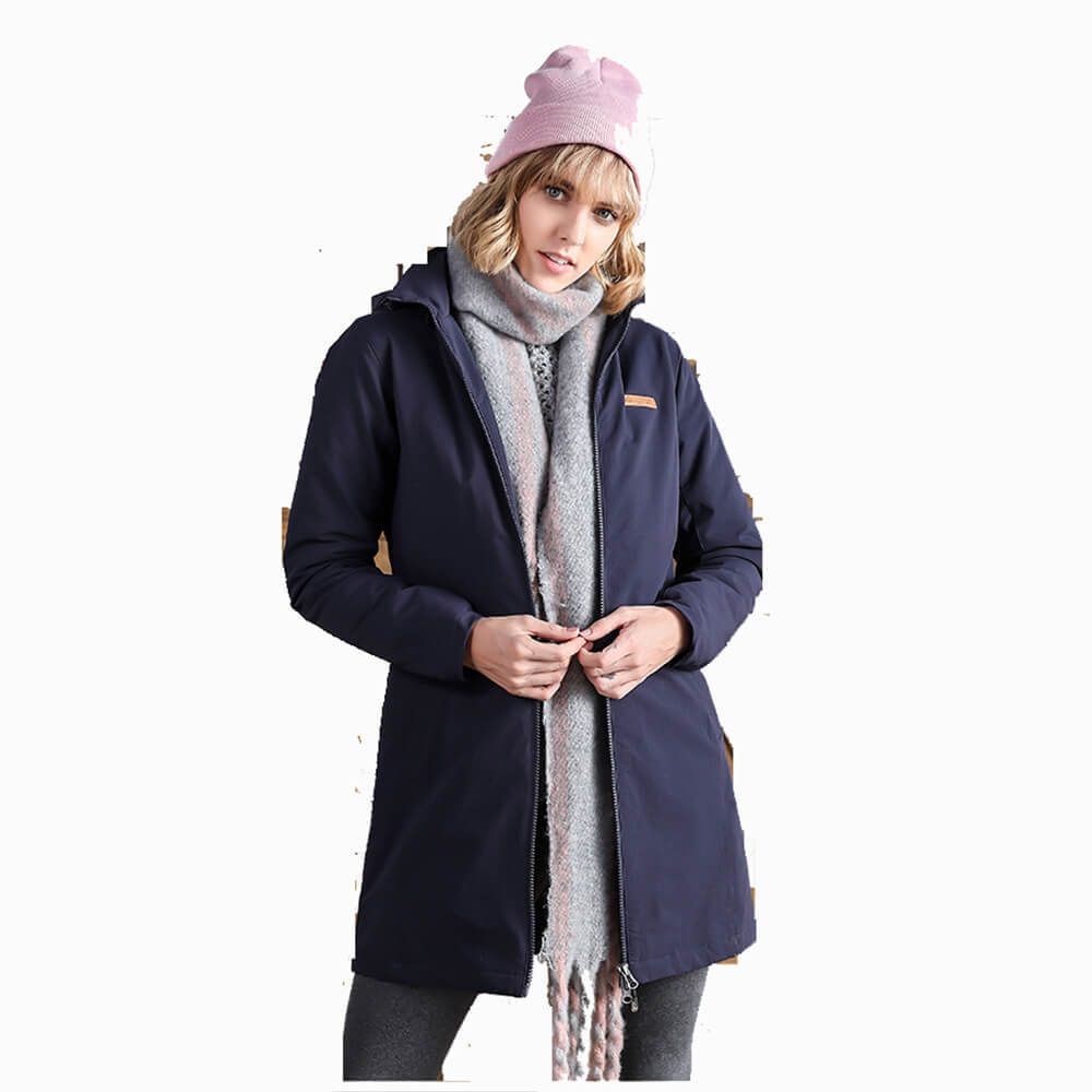 Winter Womens Cotton Padded Long Coat Women Long Jacket