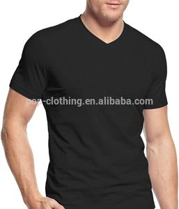 New style V-neck man dri fit t shirt casual men shirt blank t shirts