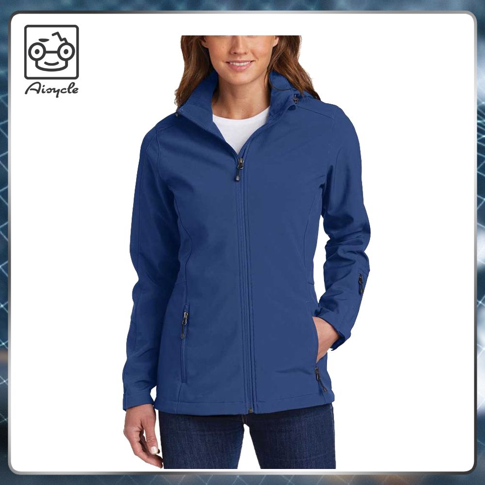 Outer Jacket Ladies Soft Shell Blue Jacket Promotion December