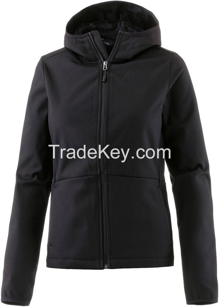 Warm Coat Women Softshell Jacket Winter Outdoor Clothing Logo Customiz